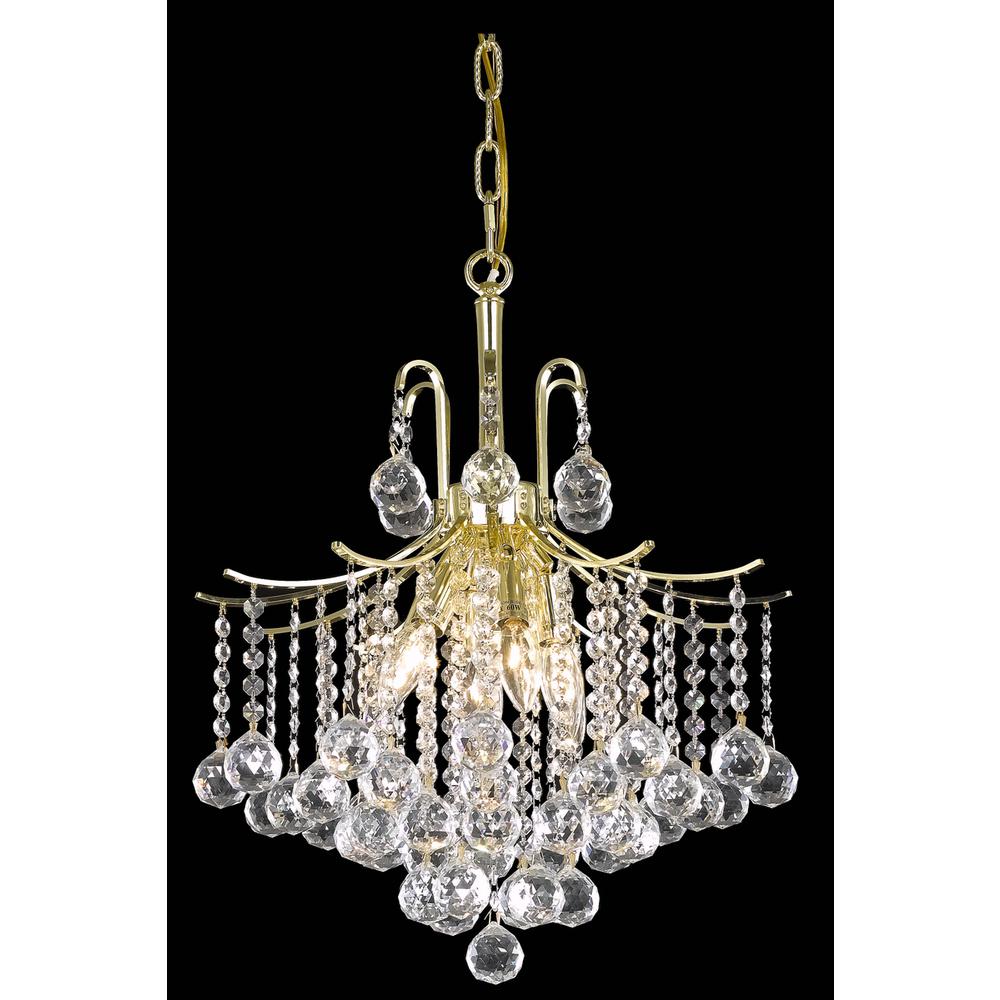 Amelia Collection Pendant D17in H20in Lt:6 Gold Finish. Picture 1
