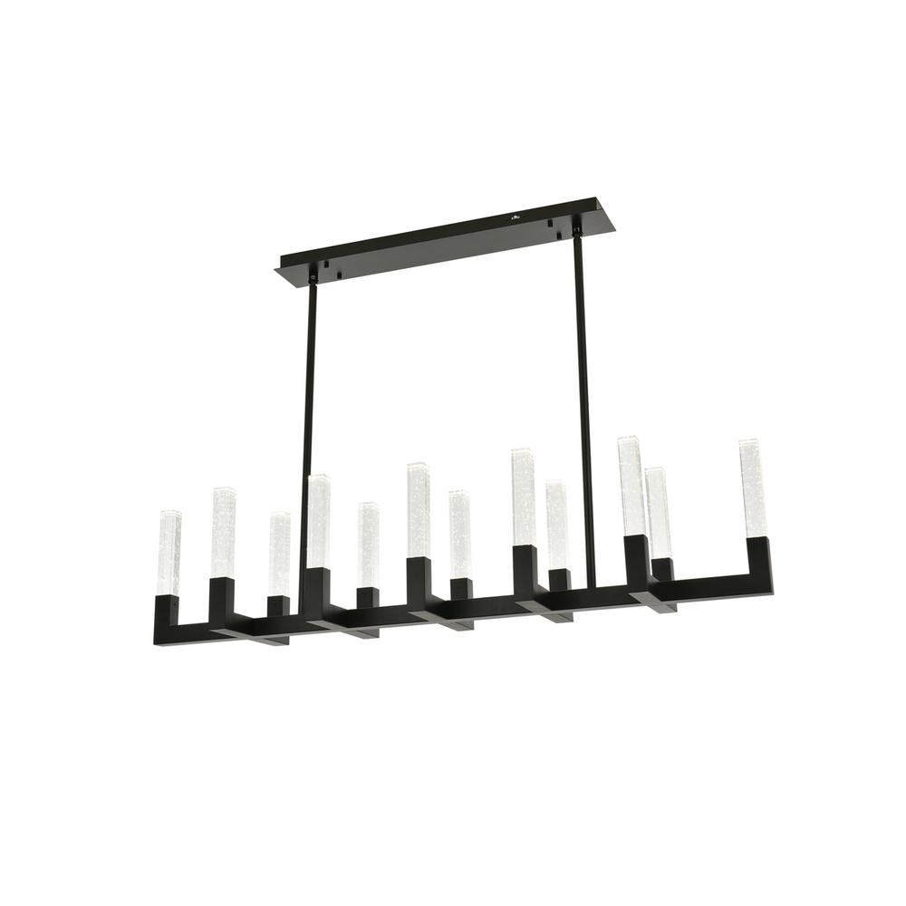 Noemi 54 inch Adjustable LED Pendant in Black. Picture 3