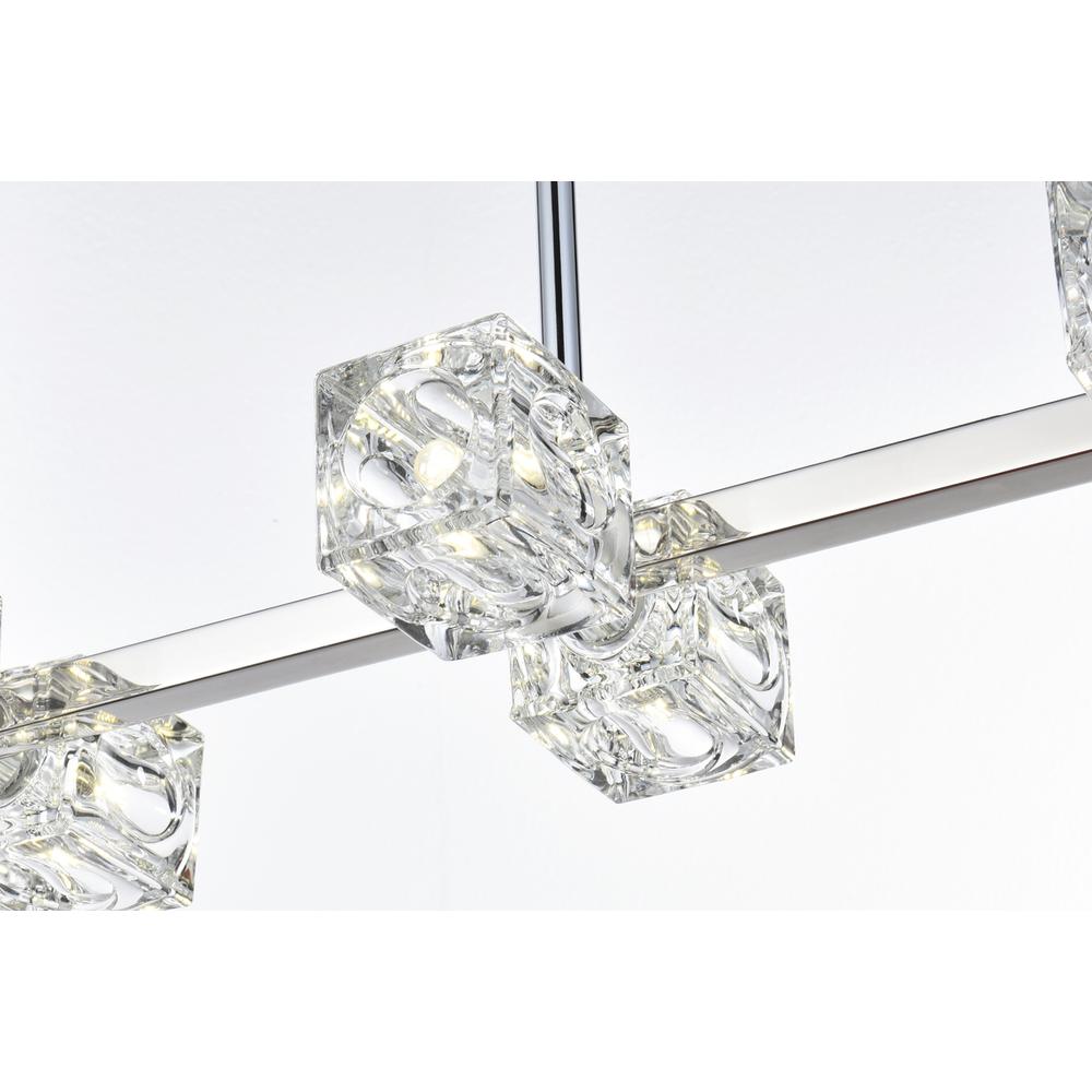 Lyra 30 inch Pendant Light in Chrome. Picture 4