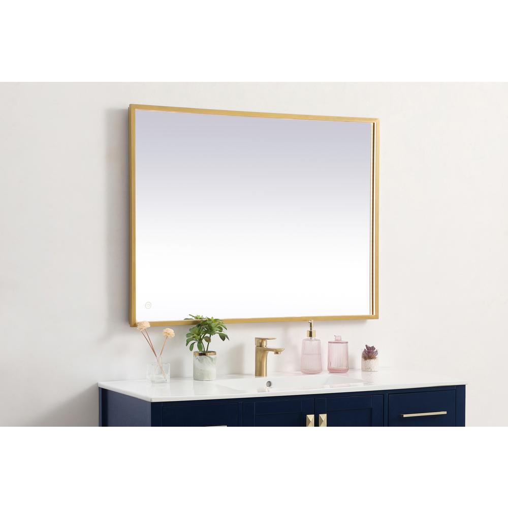 Pier 30x40 inch LED mirror with adjustable color temperature. Picture 4