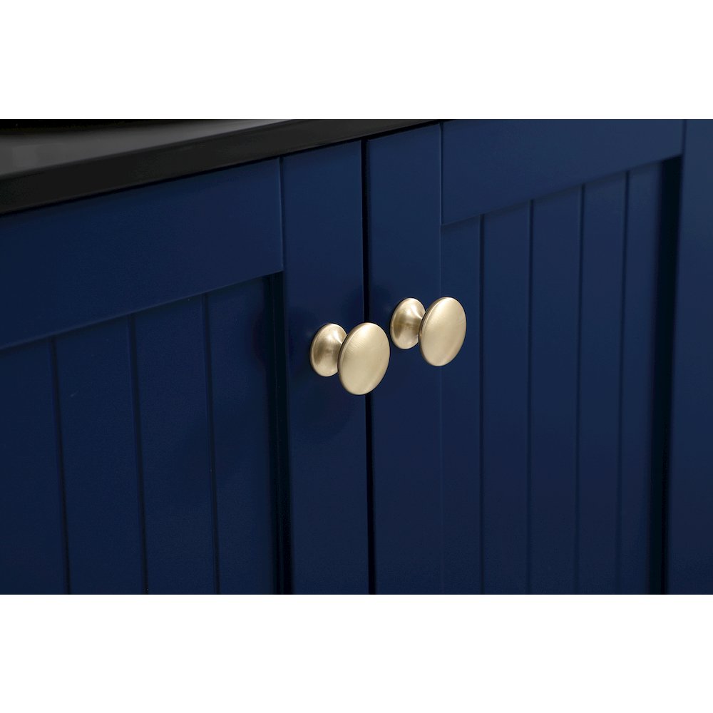 36 Inch Vessel Sink Bathroom Vanity In Blue. Picture 12