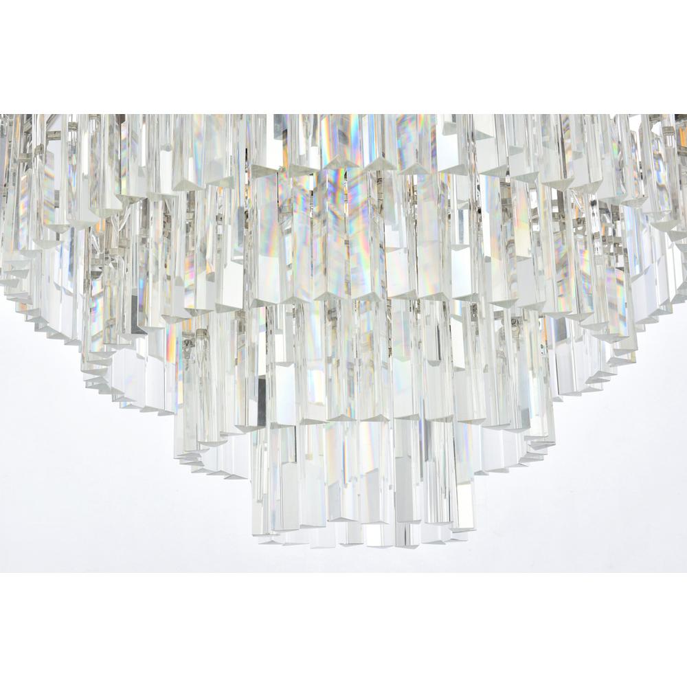 Sydney 33 light polished nickel Chandelier Clear Royal Cut Crystal. Picture 3