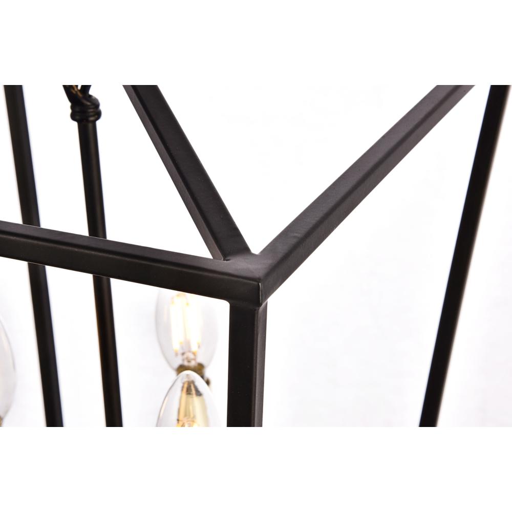Maddox Collection Pendant D12.5 H18.25 Lt:3 Black Finish. Picture 4