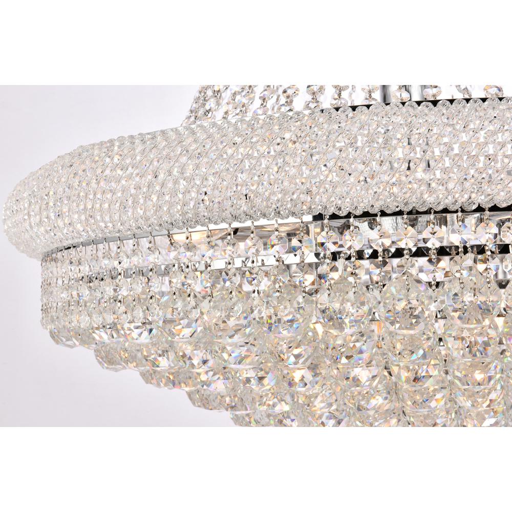 Primo 32 light Chrome Chandelier Clear Royal Cut Crystal. Picture 5