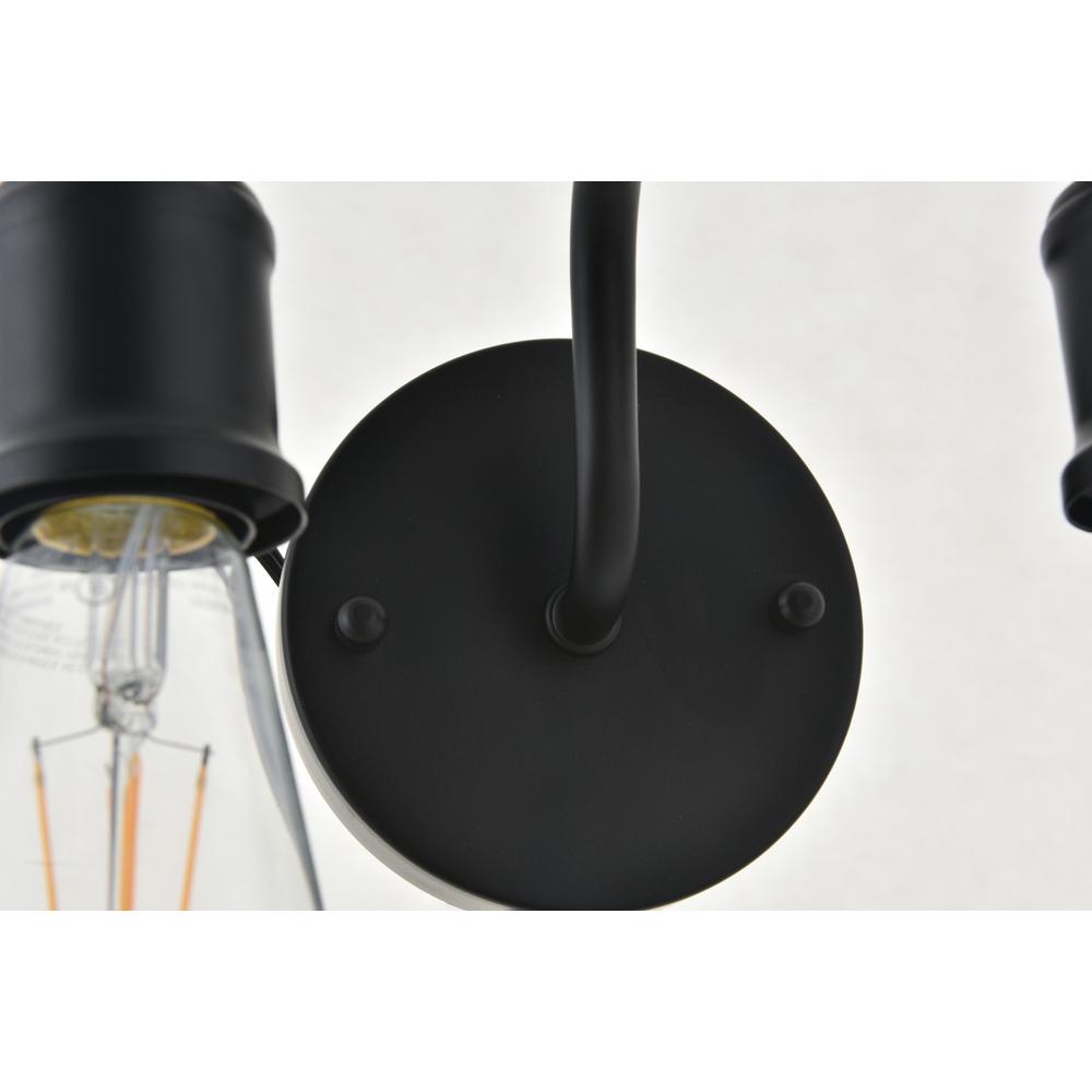 Serif 2 light black Wall Sconce. Picture 11