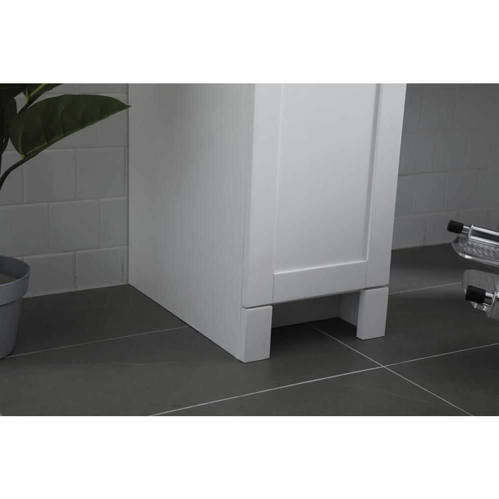 54 Inch ADA Compliant Bathroom Vanity In White. Picture 6