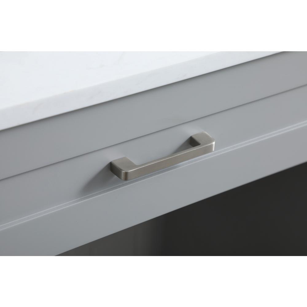 60 Inch ADA Compliant Bathroom Vanity In Grey. Picture 12