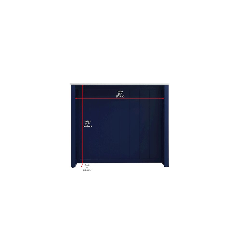 42 inch Kitchen Island in Blue. Picture 14