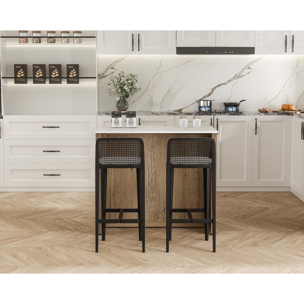 42 inch Kitchen Island in Natural Oak. Picture 4