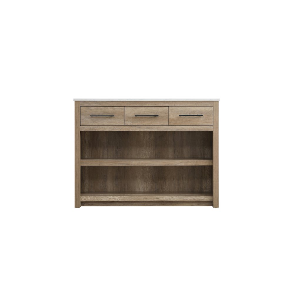 48 inch Kitchen Island in Natural Oak. Picture 1