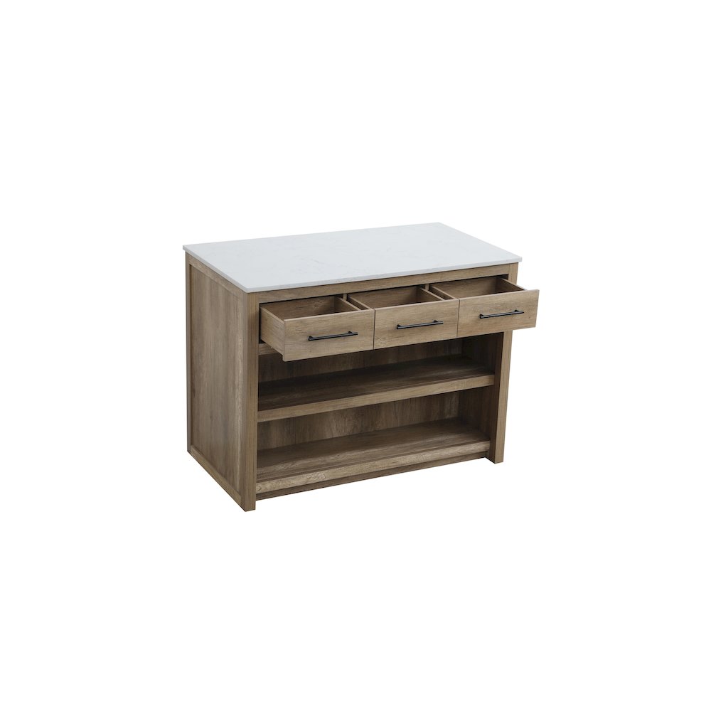 48 inch Kitchen Island in Natural Oak. Picture 7