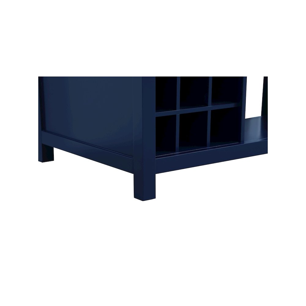 48 inch Kitchen Island in Blue. Picture 10