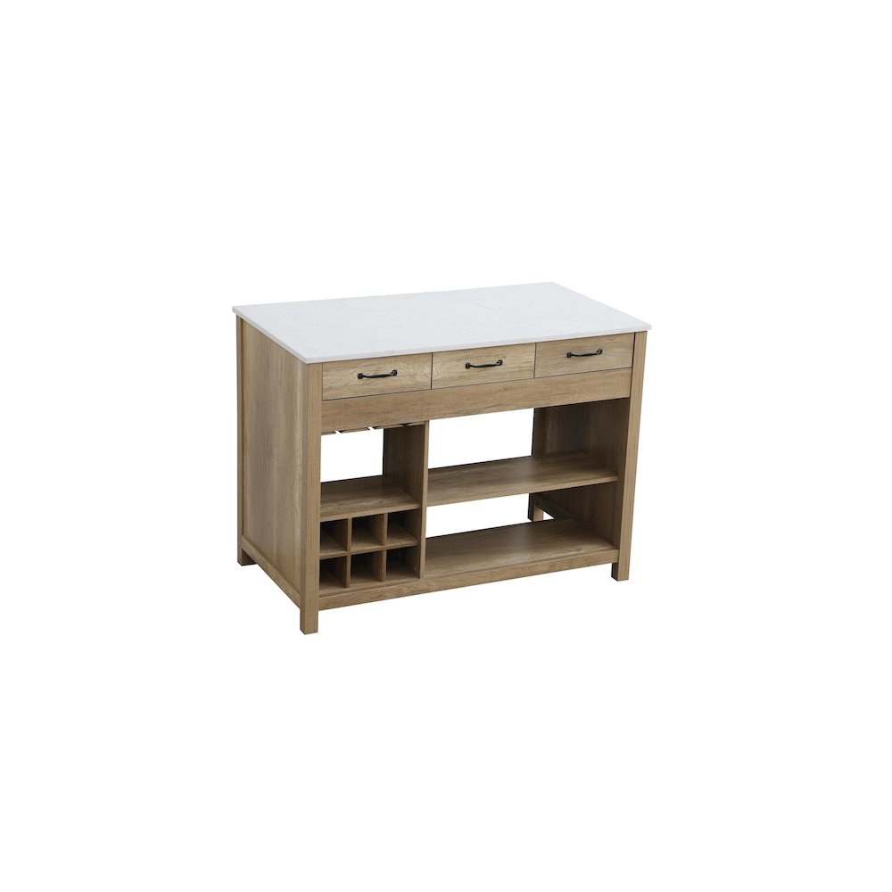 48 inch Kitchen Island in Natural Oak. Picture 6