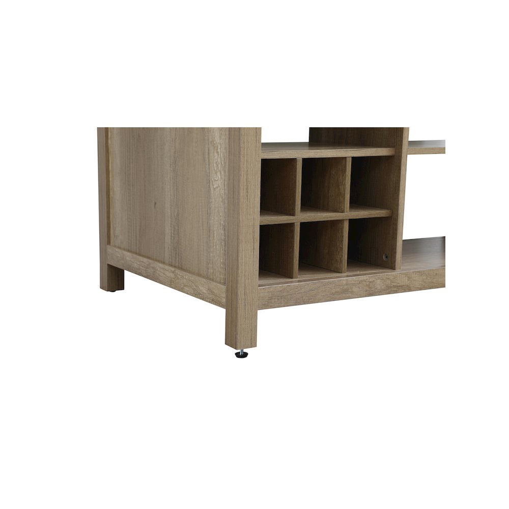 48 inch Kitchen Island in Natural Oak. Picture 10