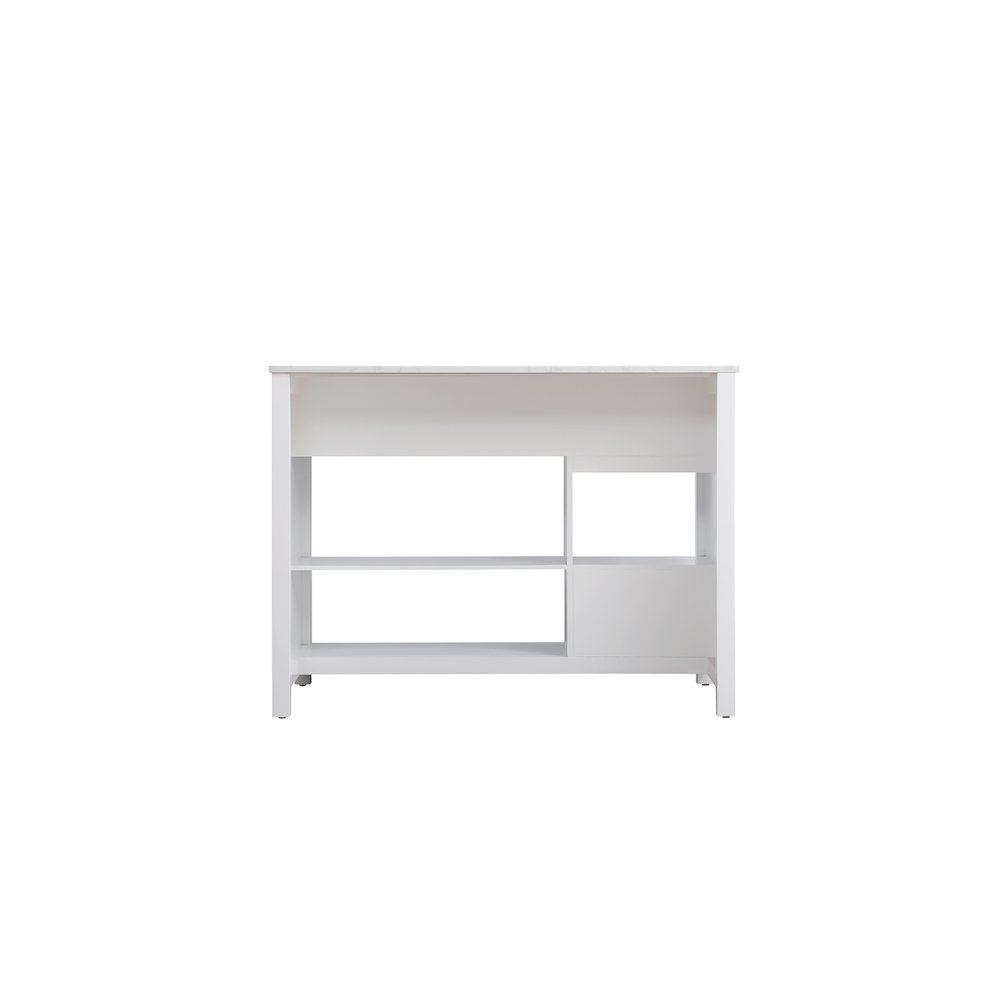 48 inch Kitchen Island in White. Picture 12