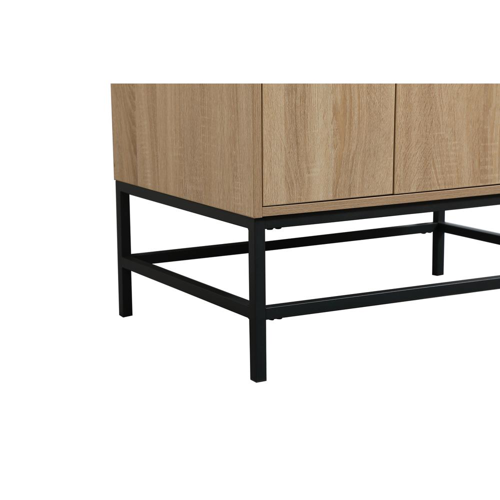 32 inch Single bathroom vanity in mango wood. Picture 13