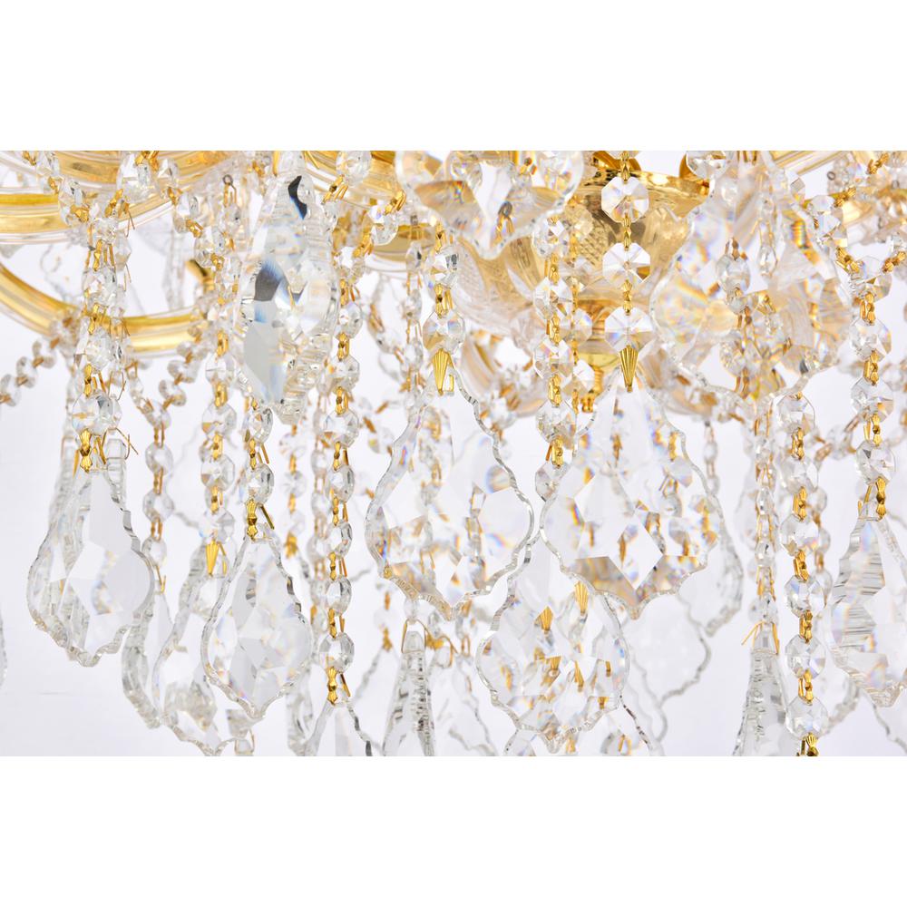 Maria Theresa 19 light Gold Chandelier Clear Royal Cut Crystal. Picture 3