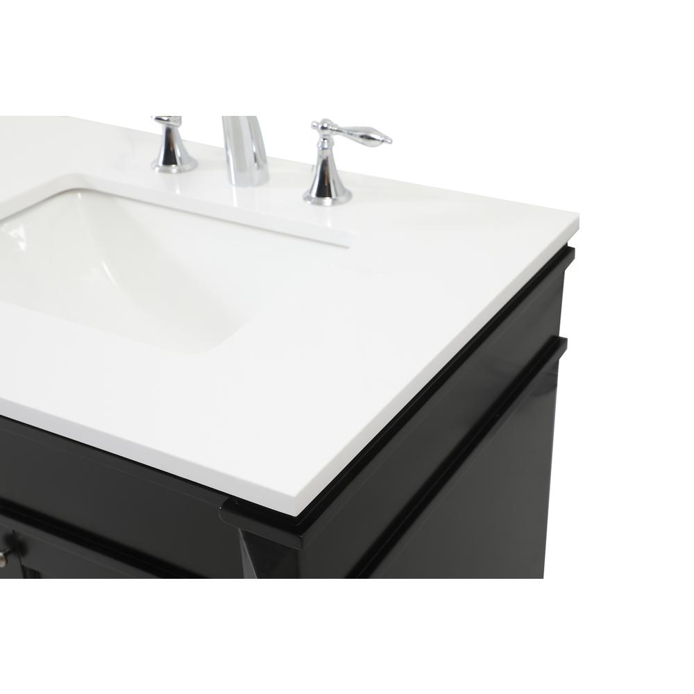 72 inch double bathroom vanity in black. Picture 11