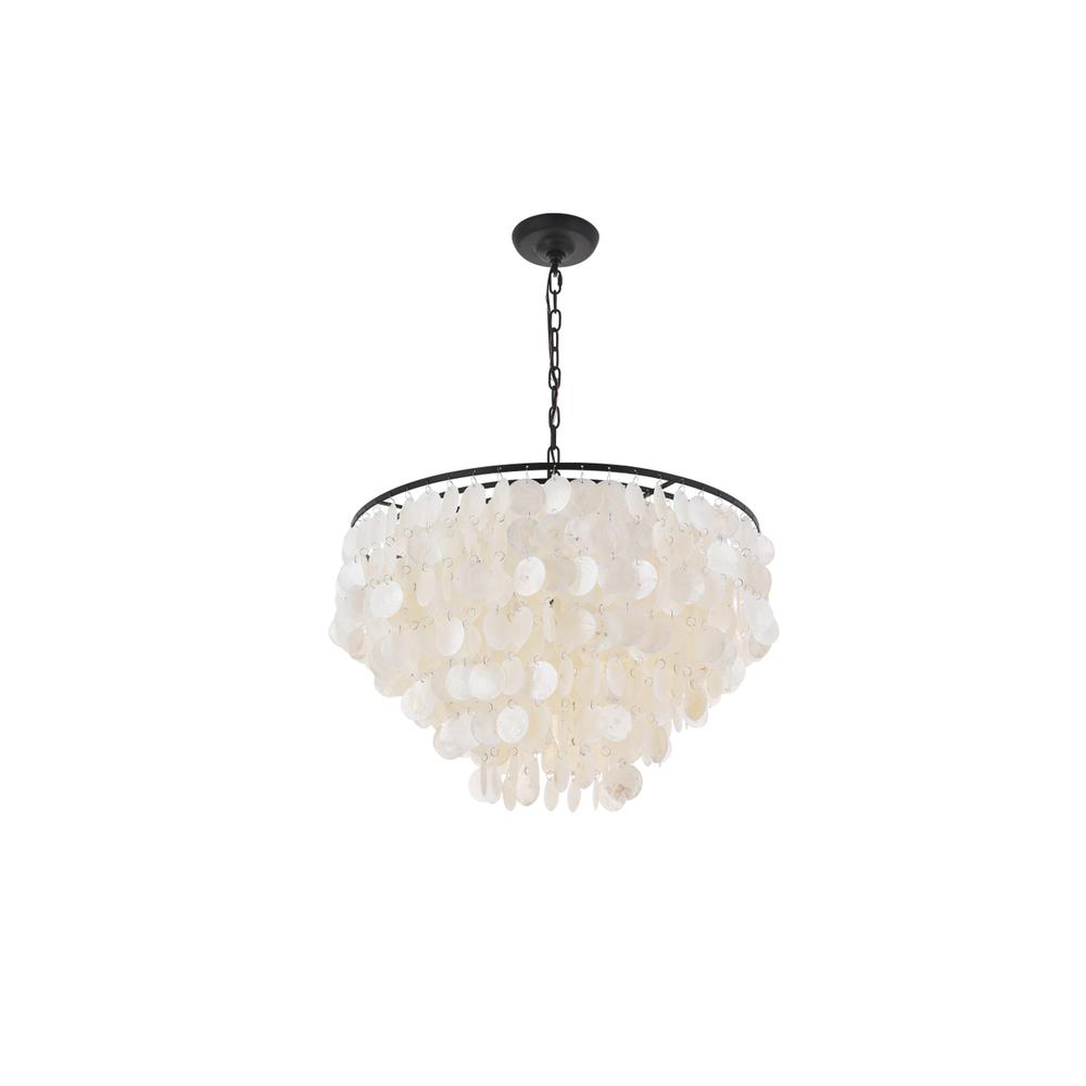 Selene 6 light Black Pendant. Picture 7