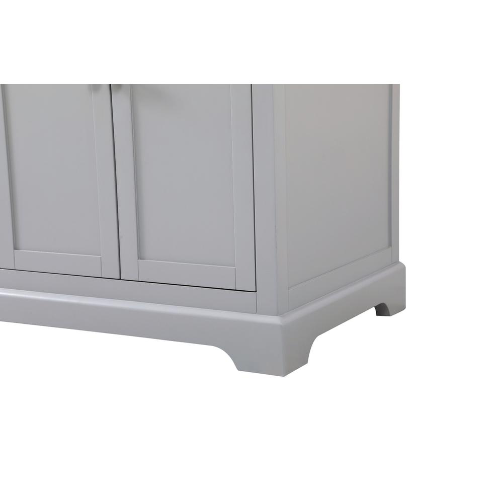 60 inch double bathroom vanity in grey. Picture 13