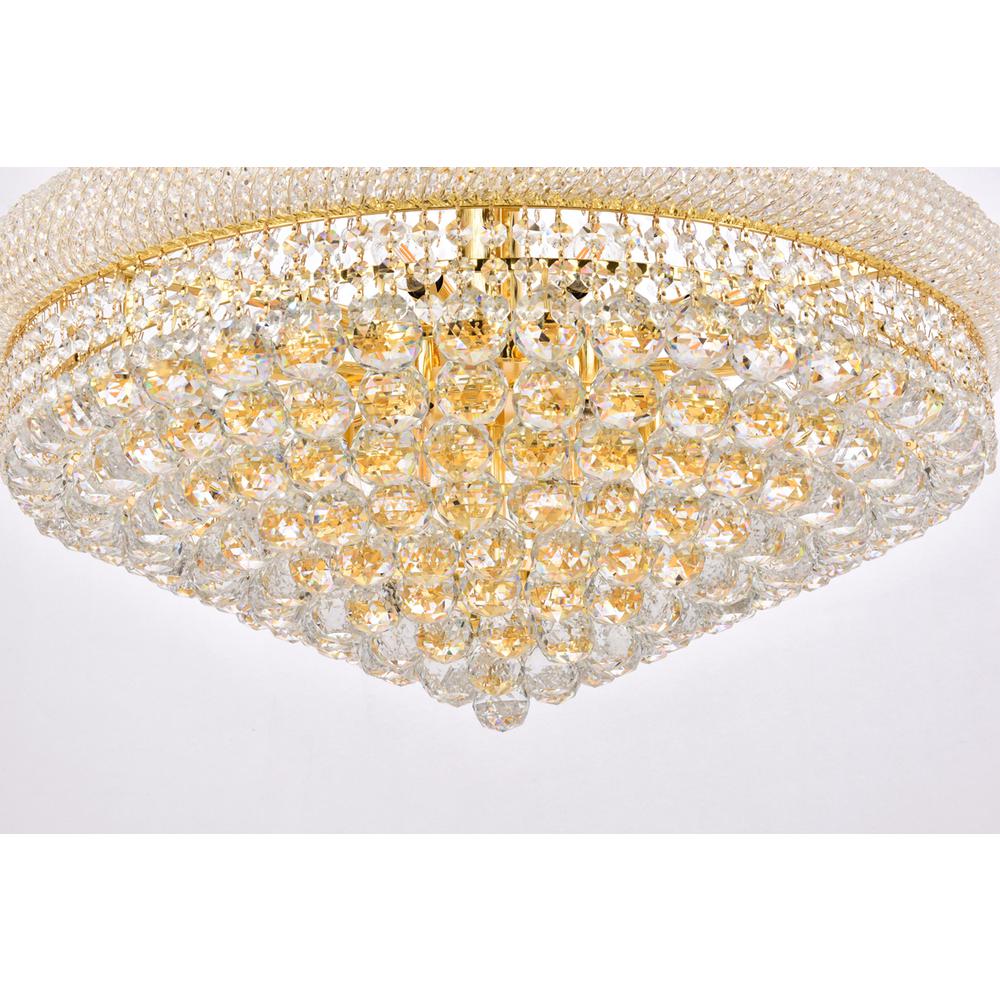 Primo 32 light Gold Chandelier Clear Royal Cut Crystal. Picture 3