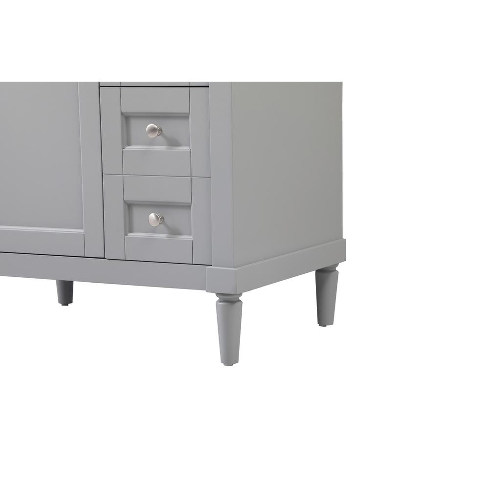 32 inch Single bathroom vanity in grey. Picture 13