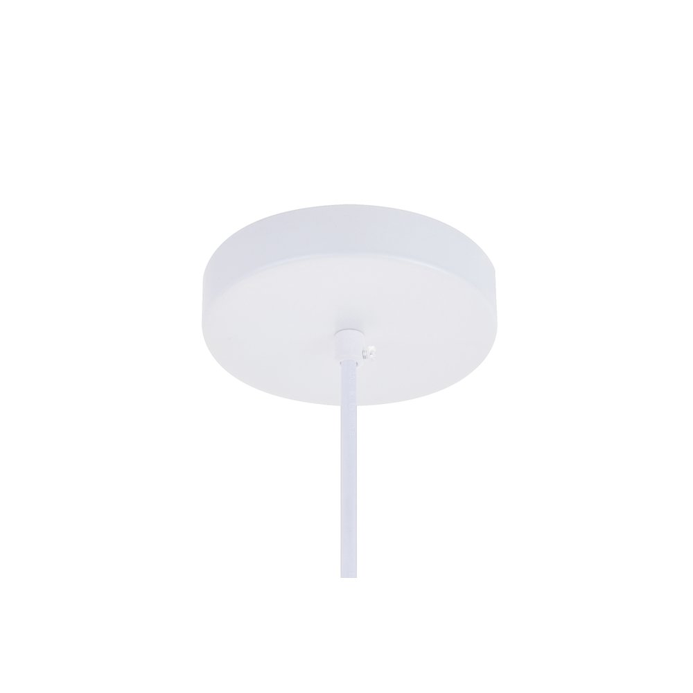 Circa 1 Light White Pendant. Picture 6