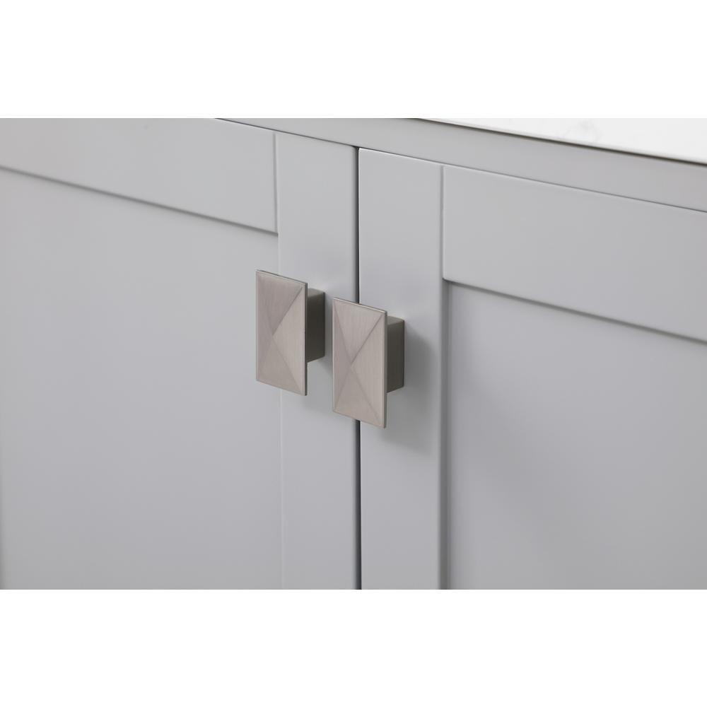72 inch Double Bathroom Vanity in Gray. Picture 12