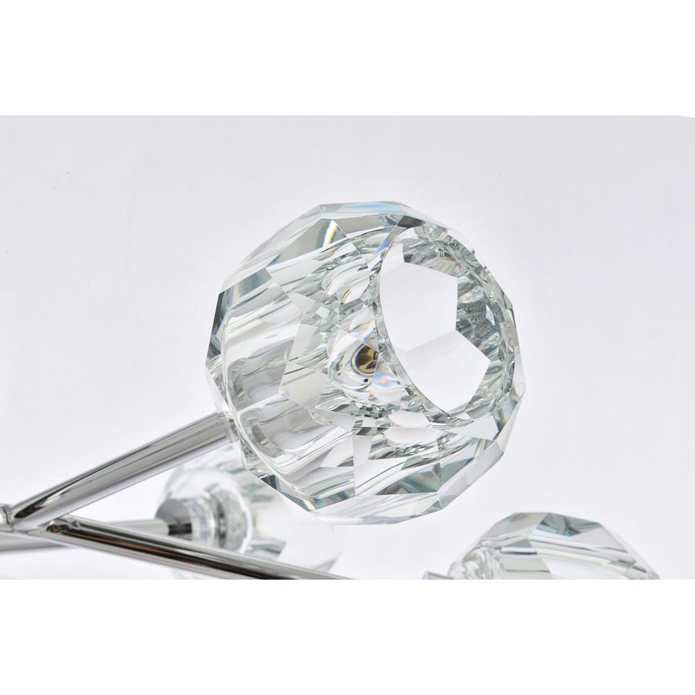 Graham 8 Light Pendant in Chrome. Picture 5