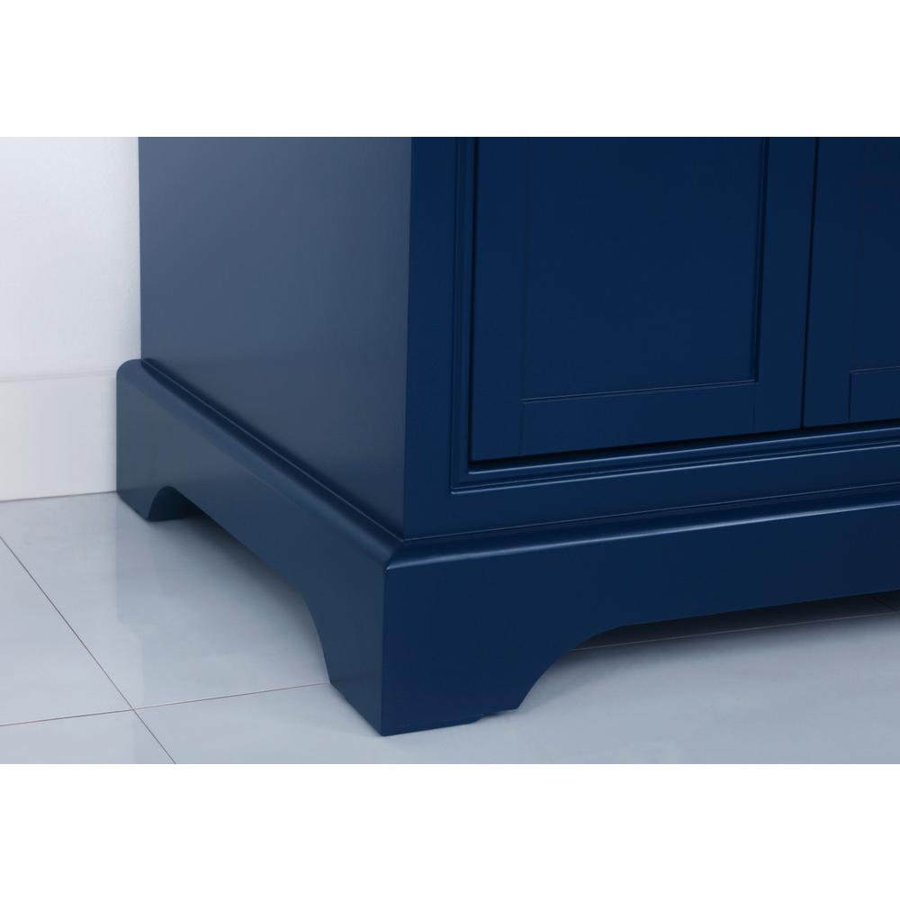 32 inch Single bathroom vanity in Blue. Picture 6