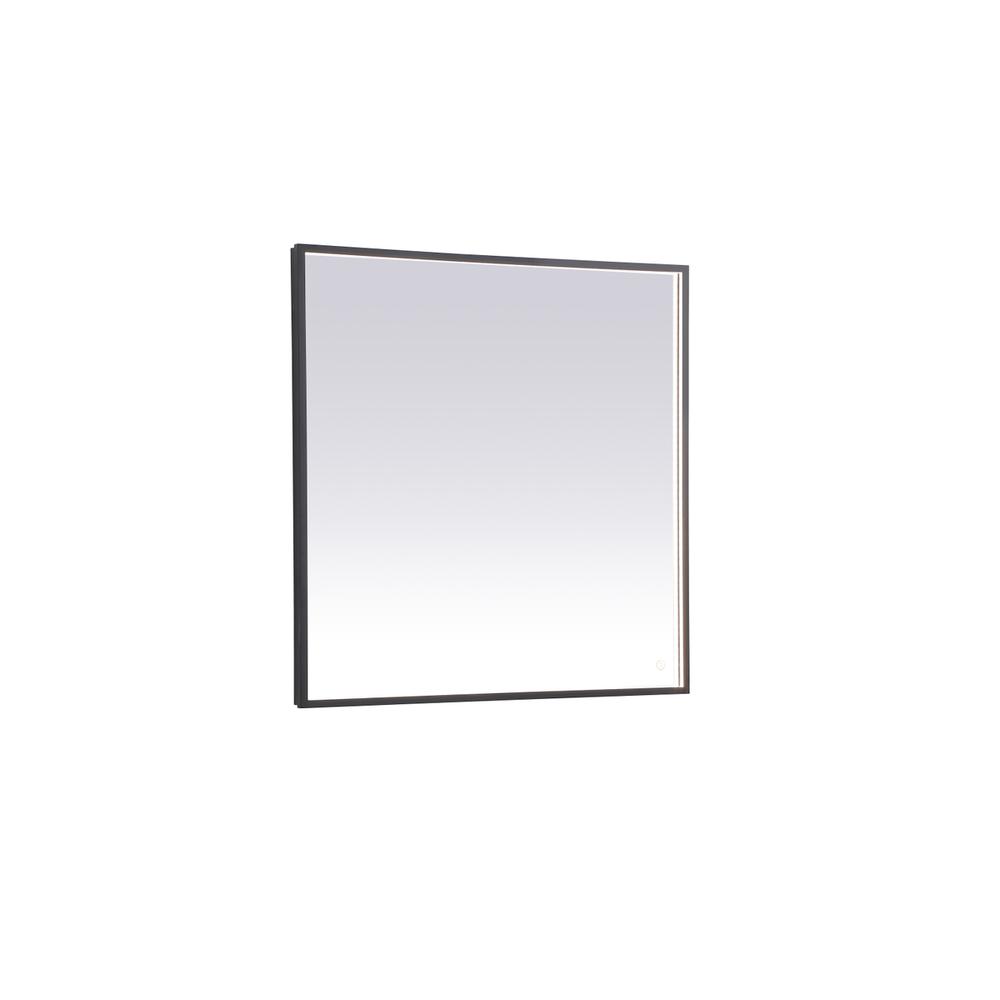Pier 36x36 inch LED mirror with adjustable color temperature. Picture 1