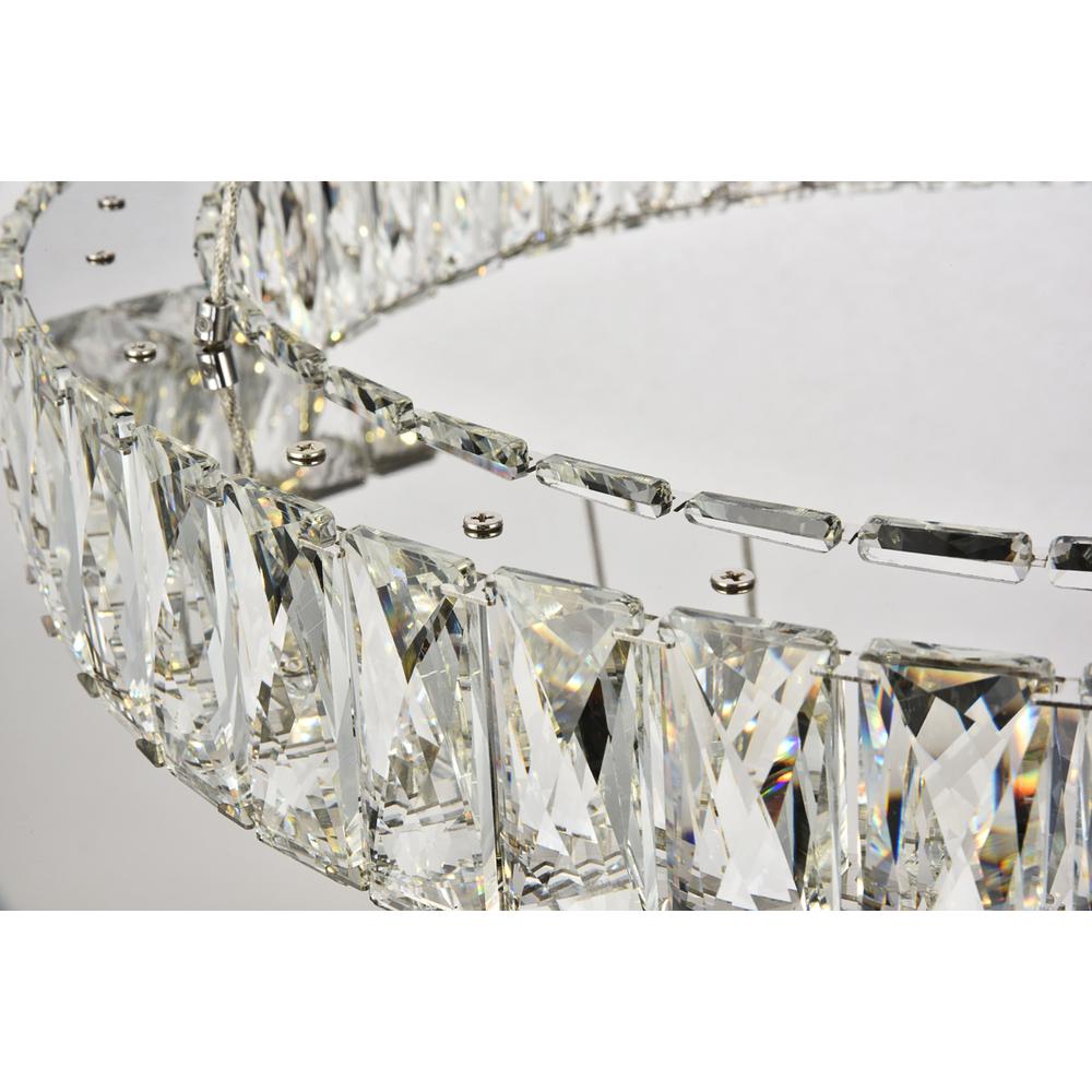 Monroe Integrated LED chip light Chrome Chandelier Clear Royal Cut Crystal. Picture 5