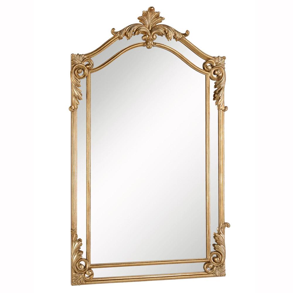 Antique 30 in. Contemporary Mirror in Antique gold leaf. Picture 1
