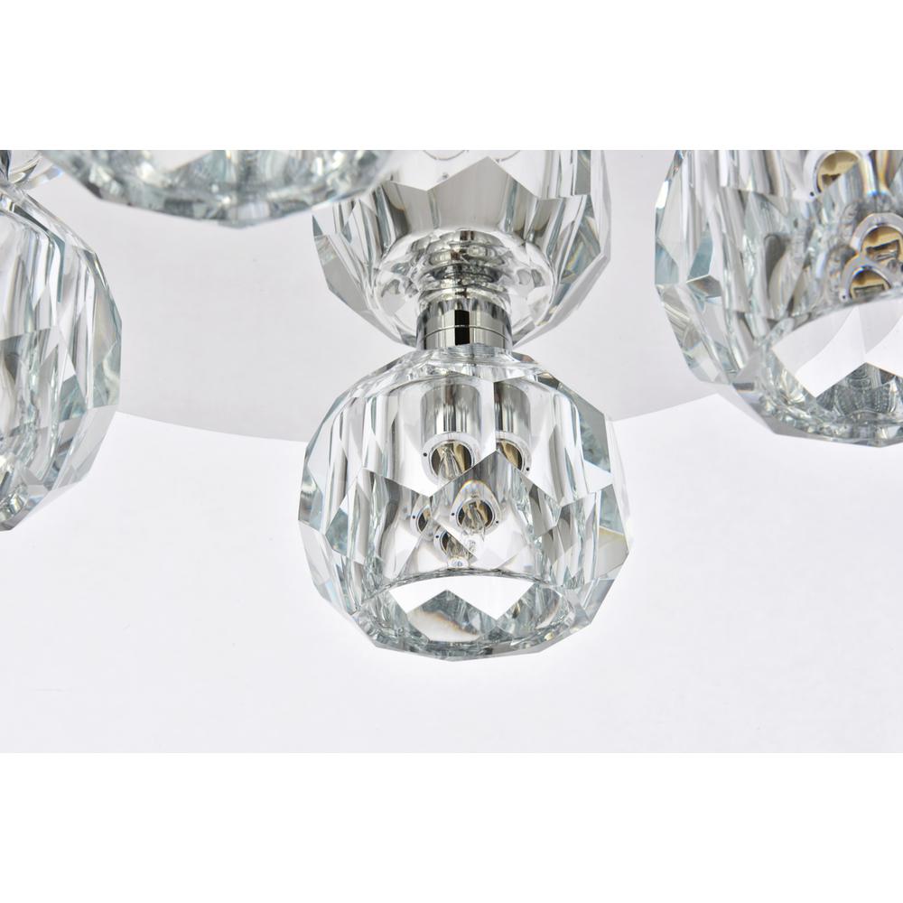 Graham 4 Light Ceiling Lamp in Chrome. Picture 5