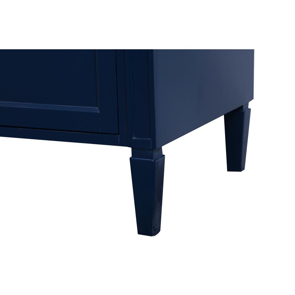 32 inch Single bathroom vanity in blue. Picture 12