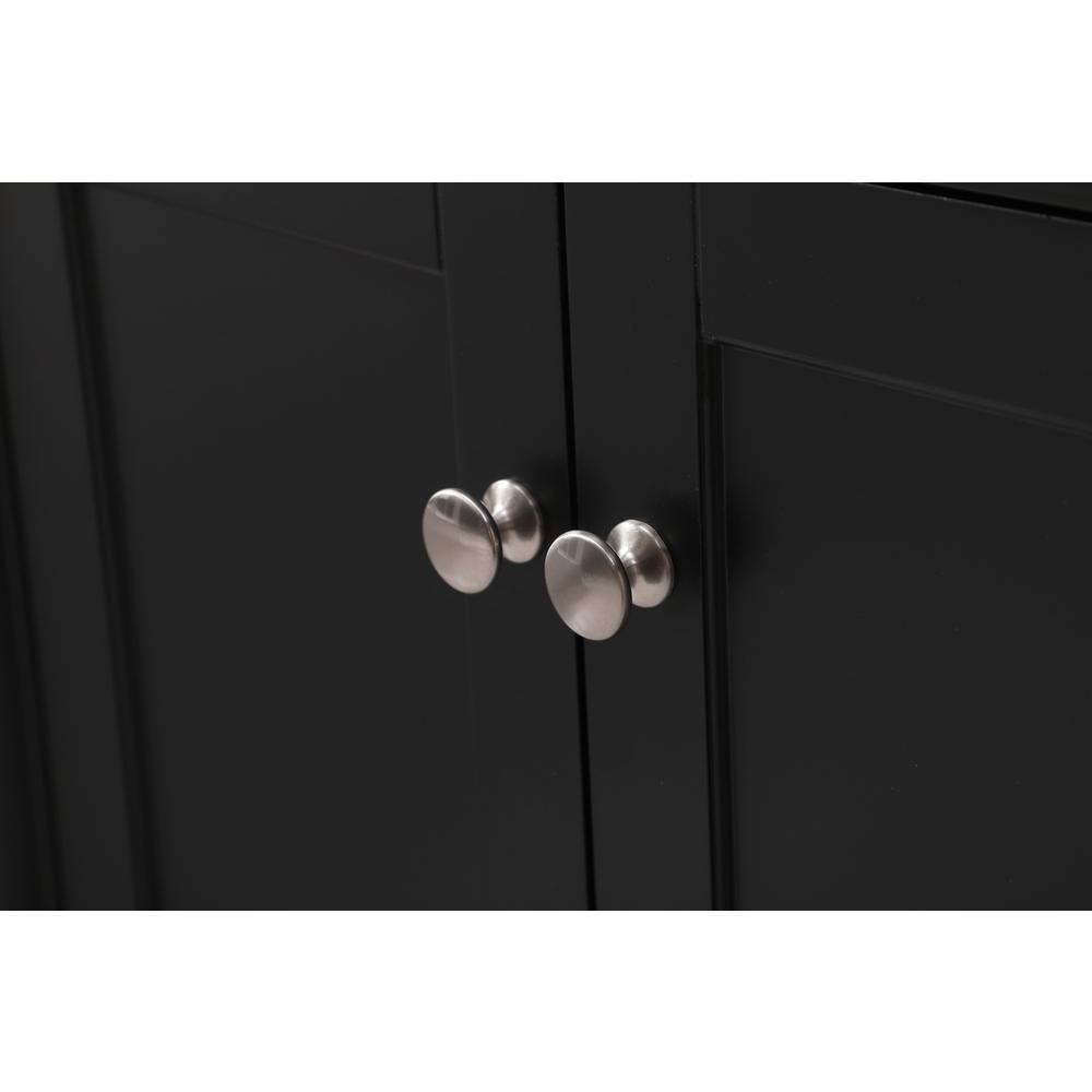 36 inch Single bathroom vanity set in black. Picture 12