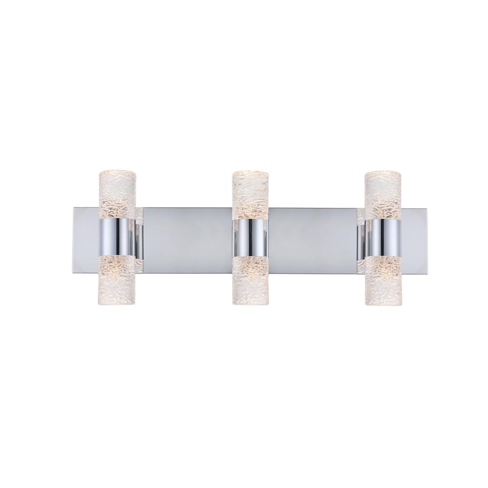 Vega 6 light Chrome LED Wall Sconce. Picture 1