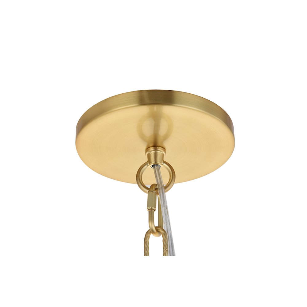 Vega 17 Light Gold Led Pendant. Picture 13