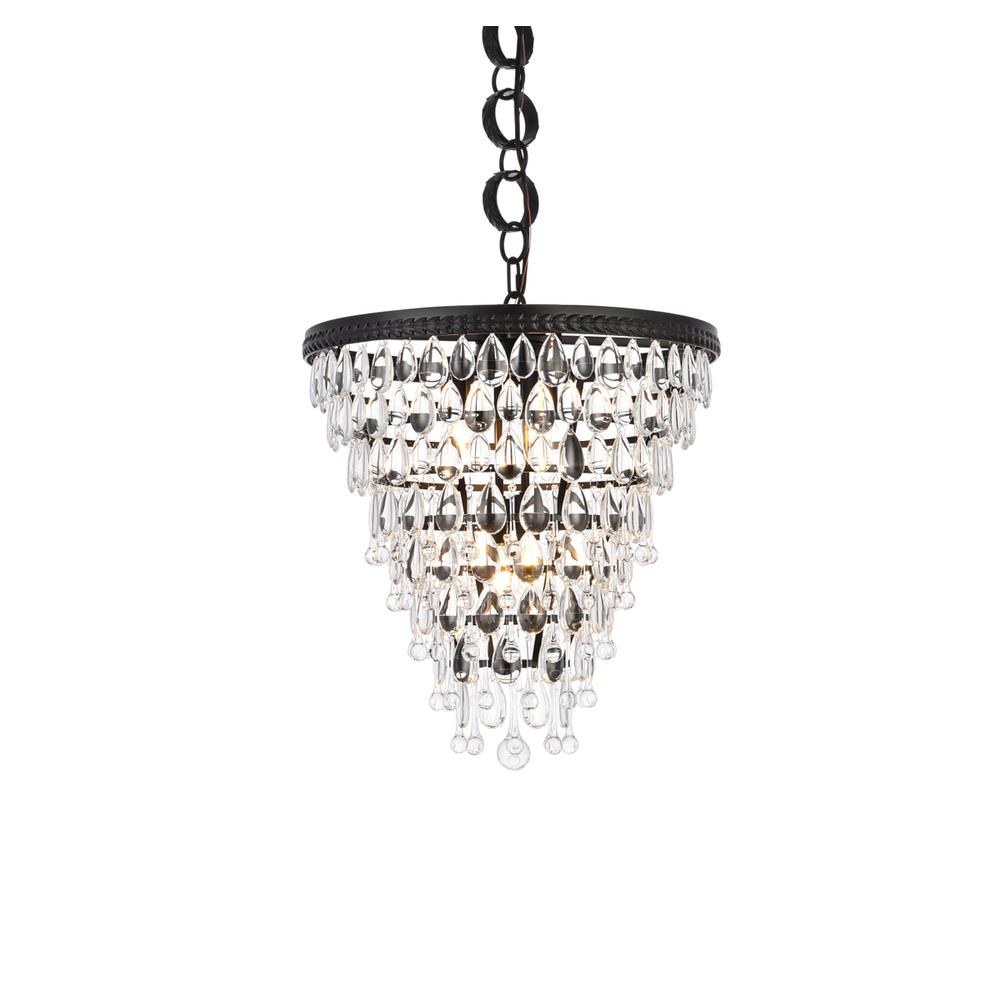 Nordic 5 lights black pendant. Picture 2