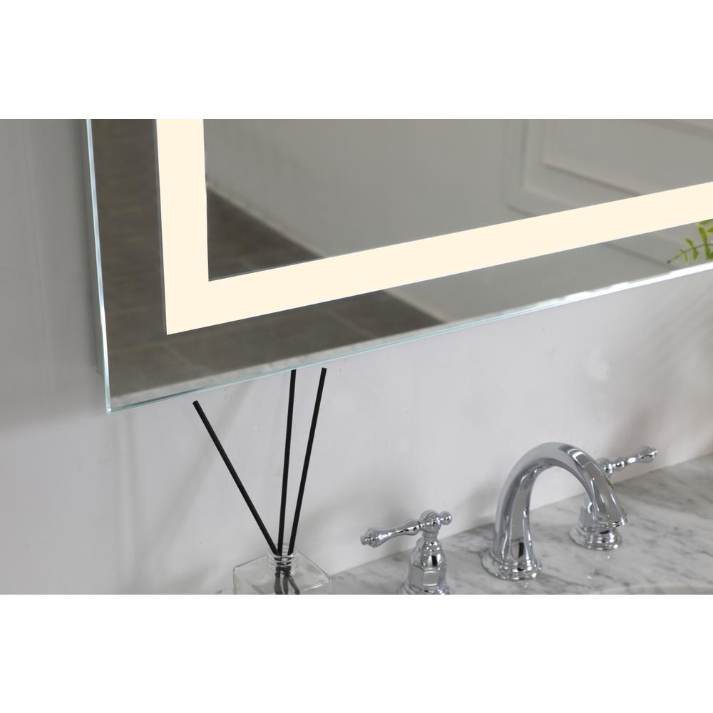LED Hardwired Mirror Rectangle W24H40 Dimmable 3000K. Picture 3