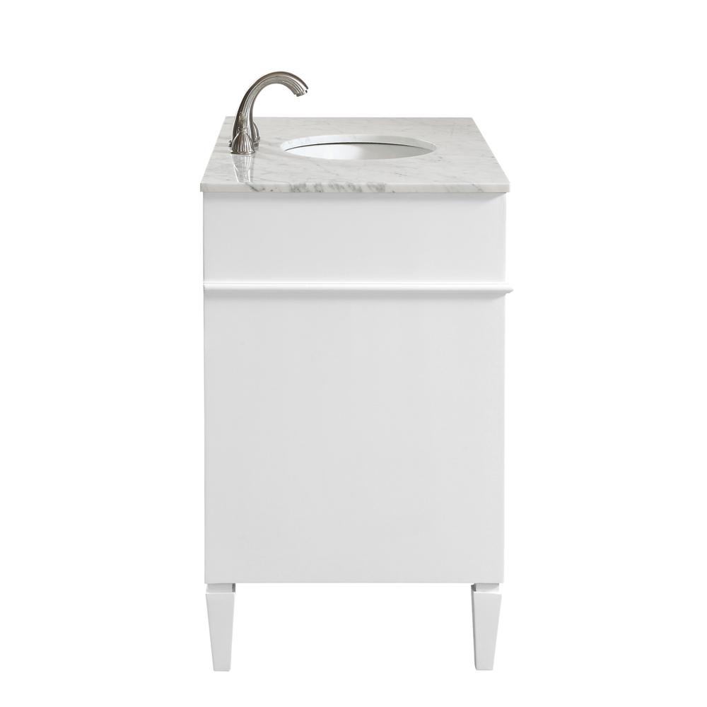 40 In. Single Bathroom Vanity Set In White. Picture 7