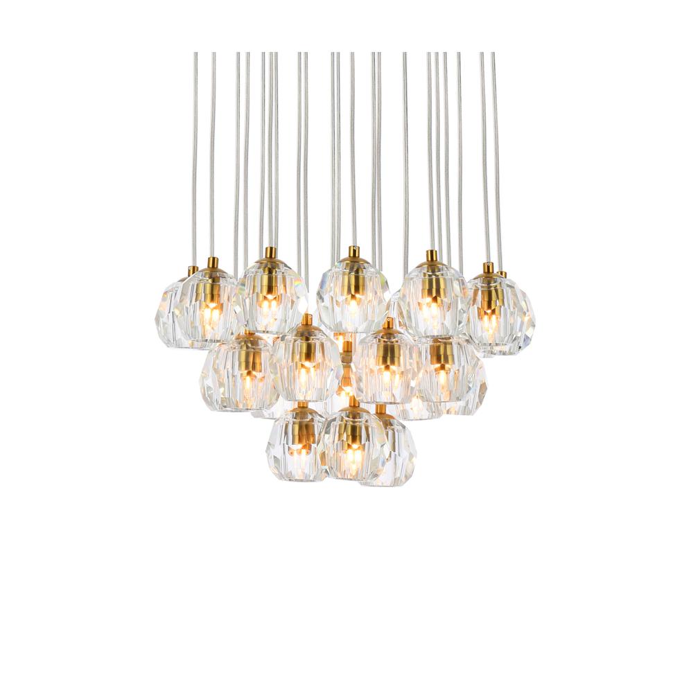 Eren 24 lights gold pendant. Picture 2