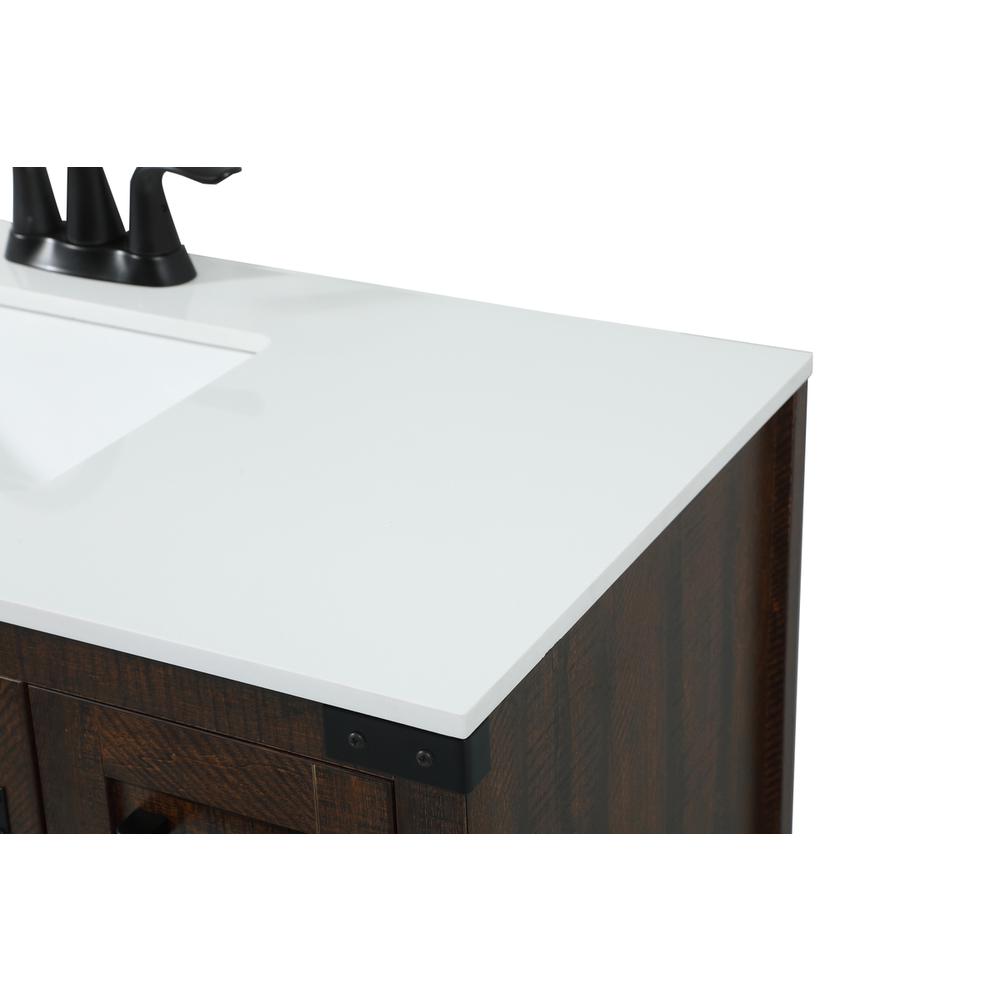 32 inch Single bathroom vanity in expresso. Picture 11