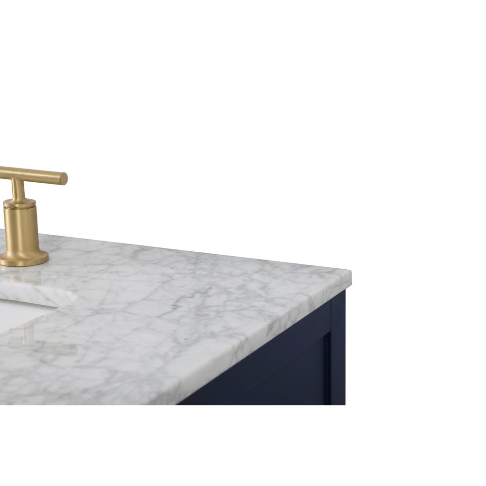 72 inch double bathroom vanity in blue. Picture 11