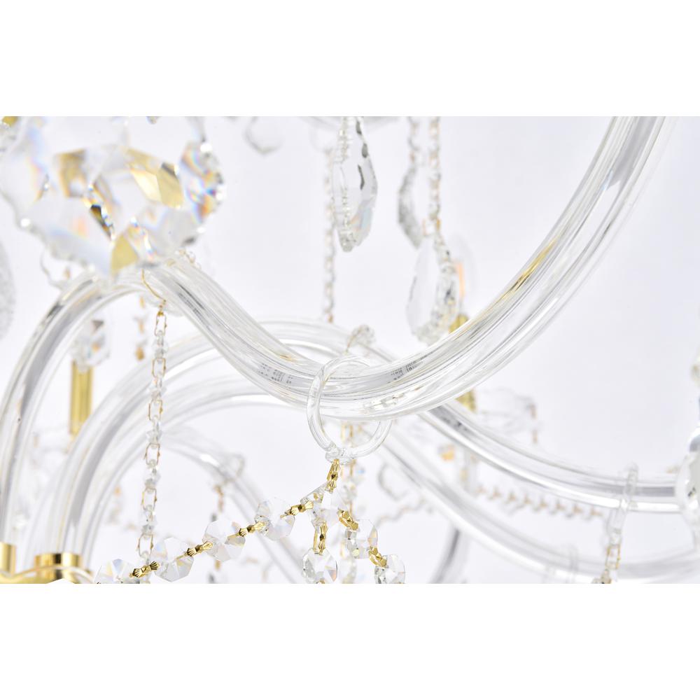 Verona 25 light Gold Chandelier Clear Royal Cut Crystal. Picture 5