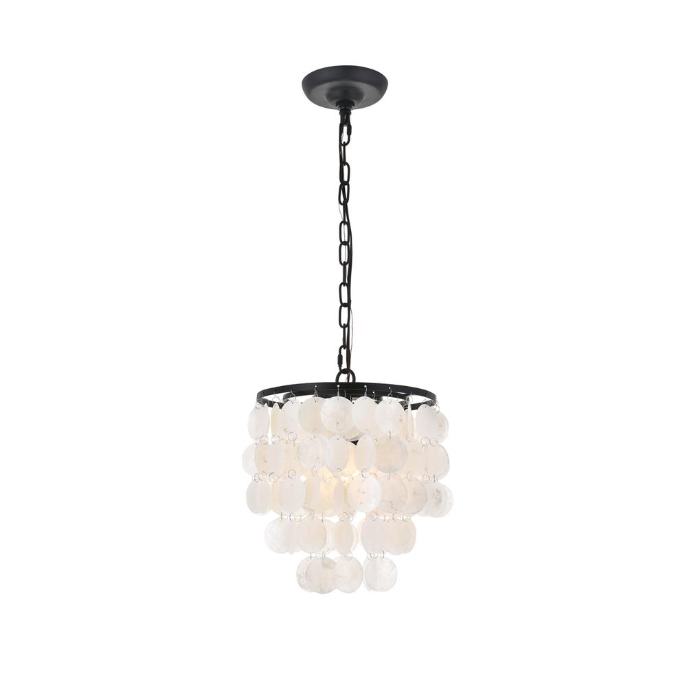 Selene 1 light Black Pendant. Picture 1