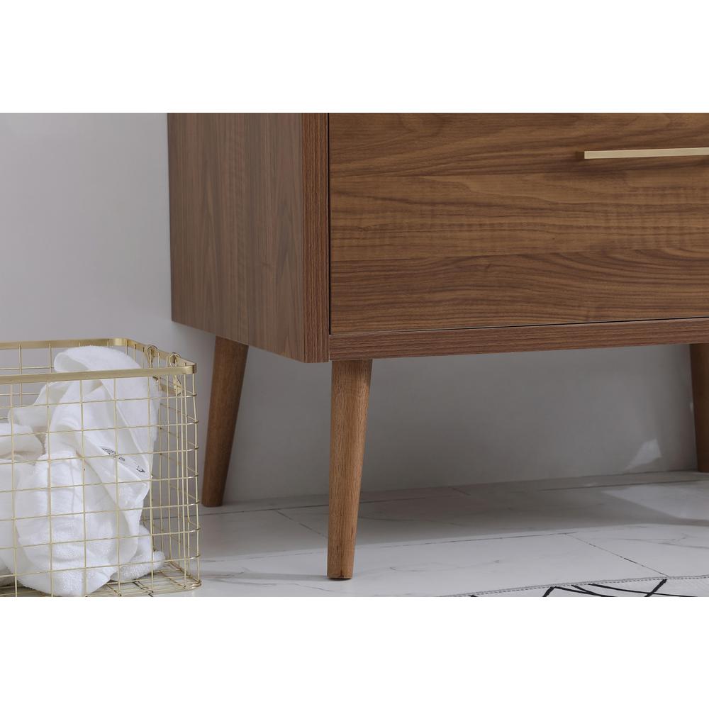 36 inch bathroom vanity in Walnut Brown. Picture 6