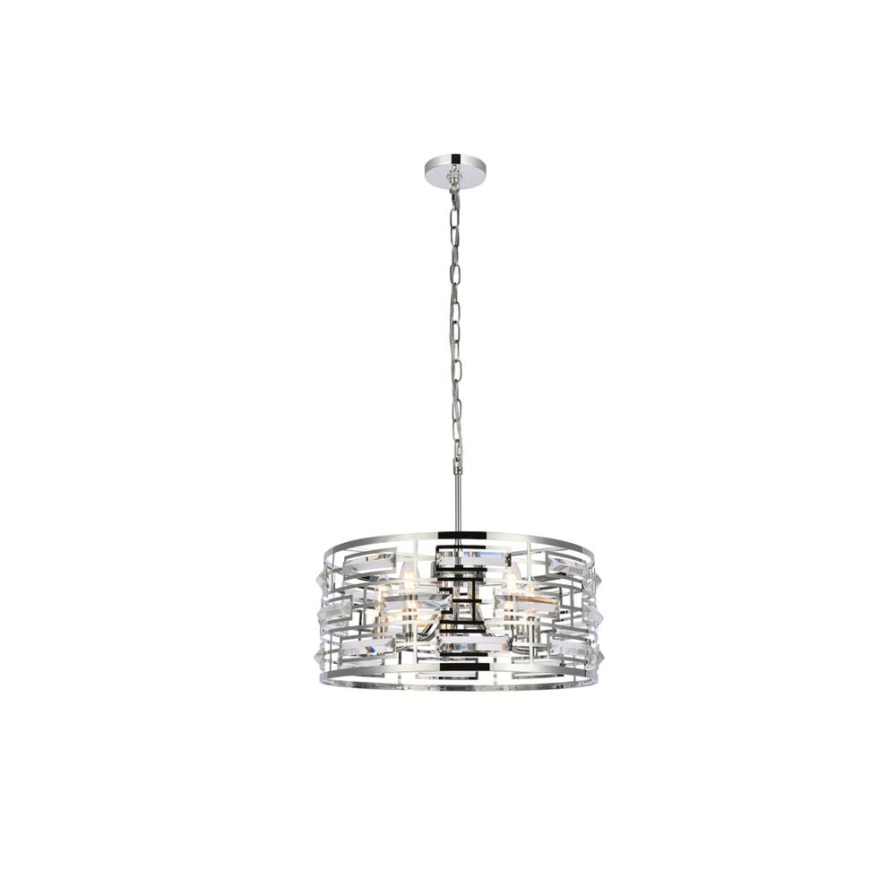 Kennedy 18.5 inch pendant in chrome. Picture 1