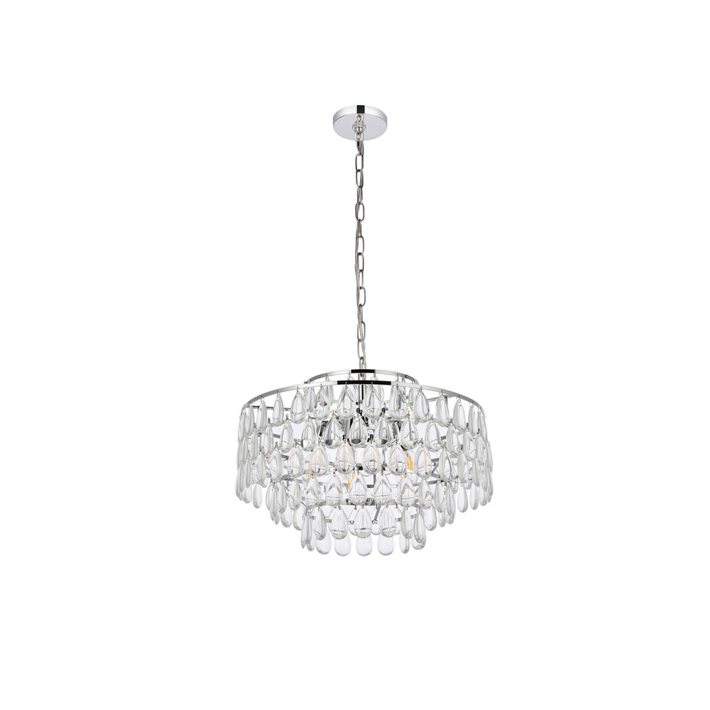 Mila 20 inch pendant in chrome. Picture 6