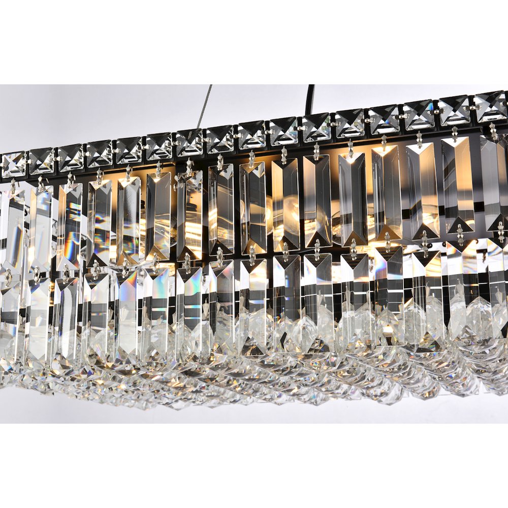 Maxime 36 Inch Black Chandelier. Picture 5